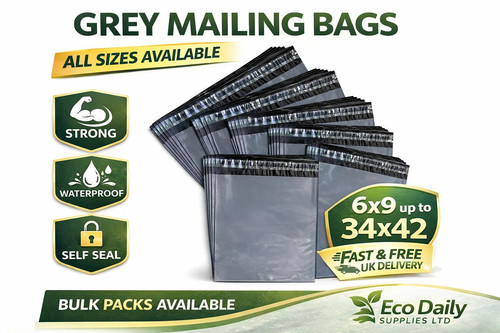 Grey mailing bags - mailing,