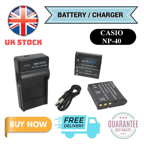 Battery charger for - np-40,