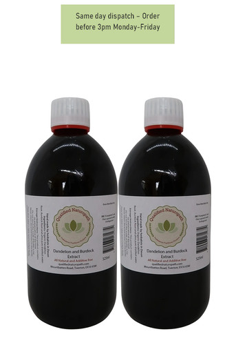 Dandelion and burdock extract - and,