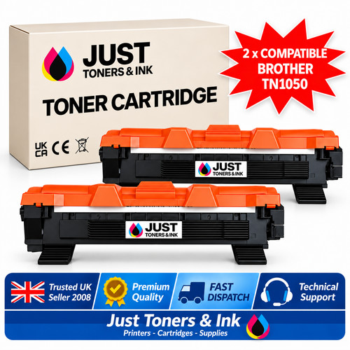 Tn1050 black toner - 2x,