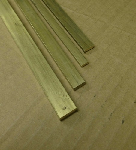 Brass flat bar - flat, grade