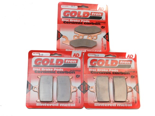 Brake pads front - brake, rear